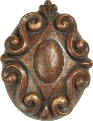 Finestra Beatrice Holdback Shown in Old World Gold