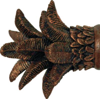 Finestra Las Palmas Finial Shown in Old World Gold