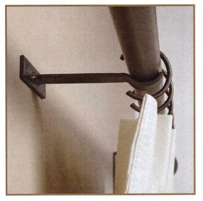 Coco Deco Wrought Iron C-Rings for 1in Rod 