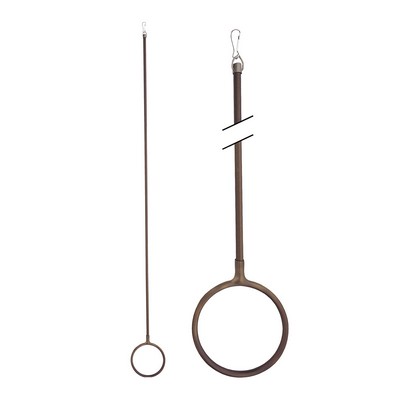 Aria Metal Aria Handicap Baton Metal 48in Steel Clip Brushed Bronze Brushed Bronze