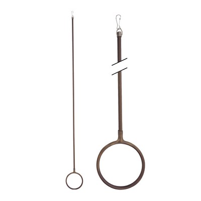 Aria Metal Aria Handicap Baton Metal 60in Steel Clip Brushed Bronze Brushed Bronze