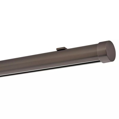 Aria Metal 1 3/8in Diameter H-Rail Traverse System Single Rod Ceiling Low Profile Iron Copper