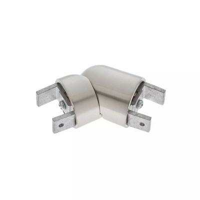 Aria Metal H-Rail Elbow Polished Nickel