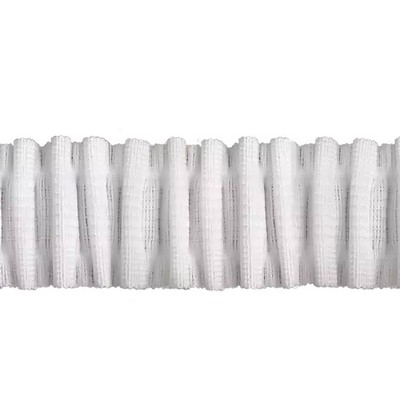 Rowley Sew-On Shirring Pencil Pleat Loop Tape Whte