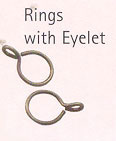 Royal American Wallcraft Ring with Eyelet - 10 per pkg 