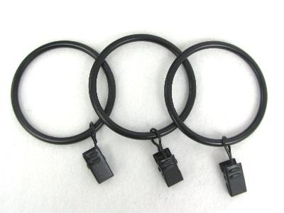 Skotz (Magne Rod) 2in Clip Rings Set - BLACK Black