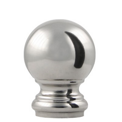 Vesta Ball Finial Polished Nickel