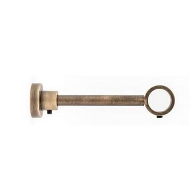 Vesta Wall Bracket Long Shown in Antique Brass