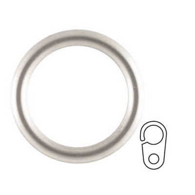 Vesta Brise Bris Hollow Ring Polished Nickel