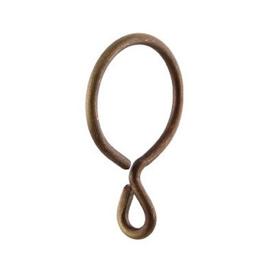 Vesta Wrought Iron Ring with Eye Antique Brass