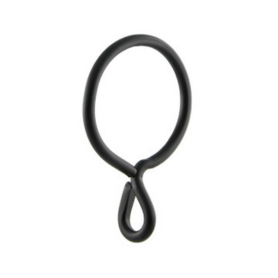 Vesta Wrought Iron Ring with Eye Old Black