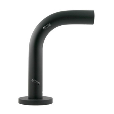 Vesta Incurve Elbow Bracket Extended Projection Black