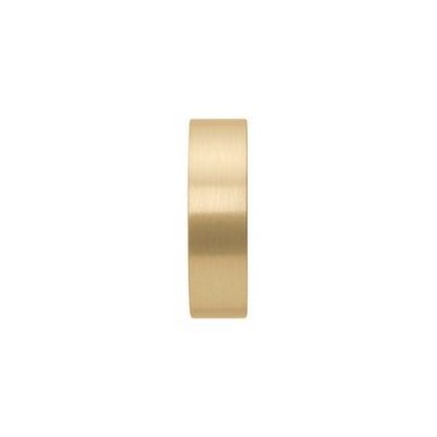 Vesta Techno Track Flush End Cap 1 1/8 Brushed Brass