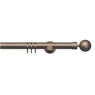 Vesta GeoLux Globe Finial 1 1/8 Shown in Bronze