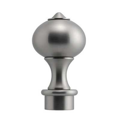 Vesta Techno Topia Vesuvio Finial Brushed Nickel