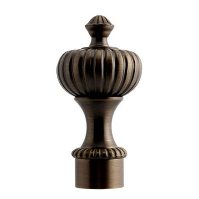 Vesta Finial ROMEO Antique Brass