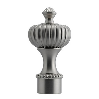 Vesta Finial ROMEO Brushed Nickel