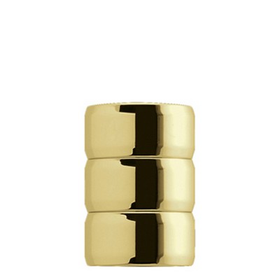 Vesta Finial ROLLER Polished Brass