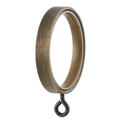 Flat Ring w/eye & insert Antique Brass Vesta Flat Ring w/eye & insert Antique Brass