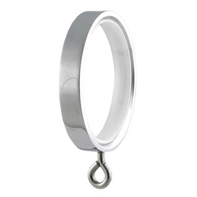 Vesta Flat Ring w/eye & insert Polished Chrome