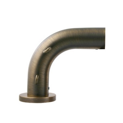 Vesta Incurve Elbow Bracket Antique Brass