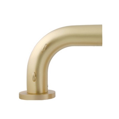 Vesta Incurve Elbow Bracket Brushed Brass