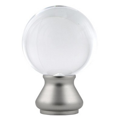 Vesta Orpheus Finial Brushed Nickel