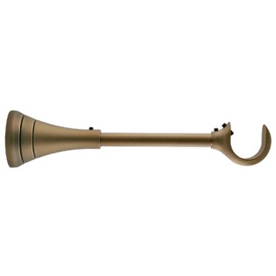 Vesta Crescent Wall Bracket Antique Brass