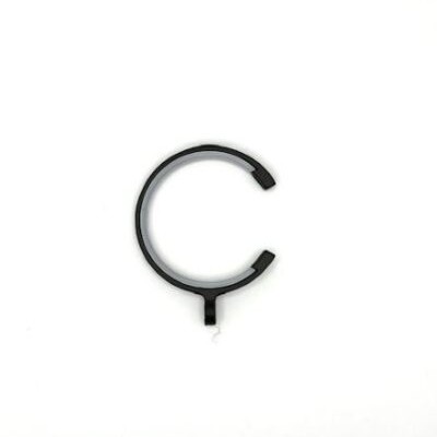 Vesta Flat C-Ring with Eye and Insert Black