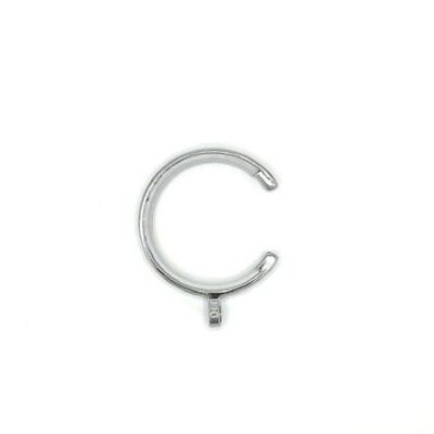 Vesta Flat C-Ring with Eye and Insert Polished Chrome