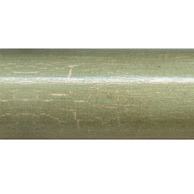 Vesta Wood Pole plain Shown in Olive Crackled