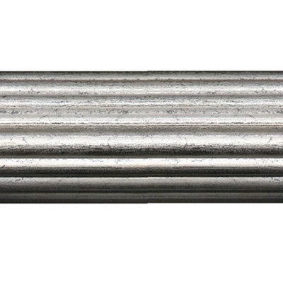 Vesta Wood Pole reeded Shown in Antique Silver