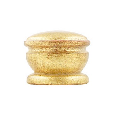 Vesta Finial BEAUREGARD Antique Gold with Rust Base