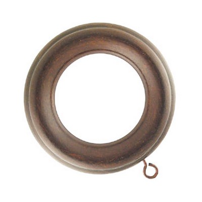 Vesta Curtain Ring cuffed Mahogany