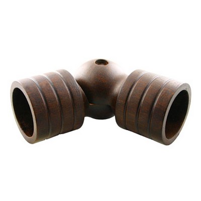 Vesta Hunley Elbow Connector Shown in Mahogany