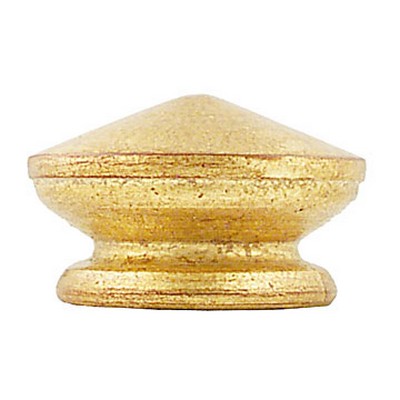 Vesta Finial MILLER Antique Gold with Rust Base