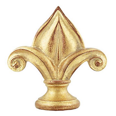 Vesta Finial KANE Antique Gold with Rust Base