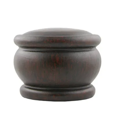 Vesta Finial ELLIS Traverse Shown in Walnut