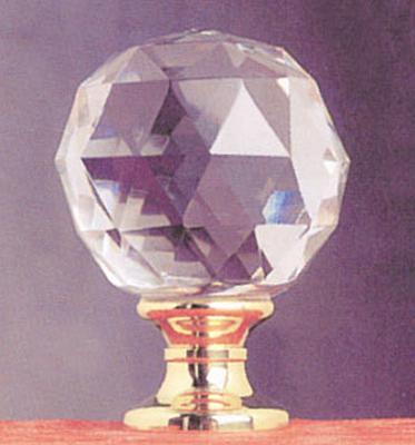 Vesta Solid Crystal Finial 