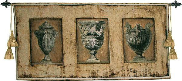 Fine Art Tapestries Vases Romaines II 