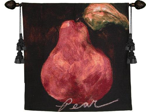 Fine Art Tapestries Red Pear 