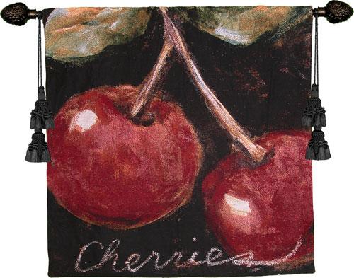 Fine Art Tapestries Ripe Cherries 