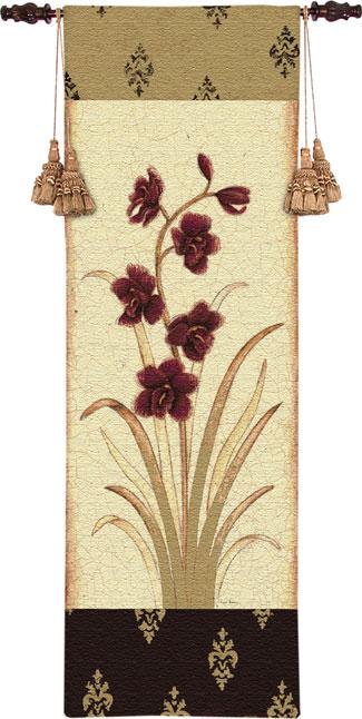 Fine Art Tapestries Kimono Orchid Crimson I 