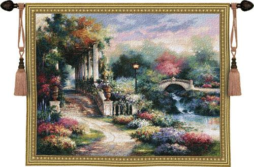 Fine Art Tapestries Classic Garden Retreat 