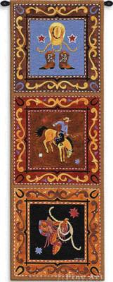 Fine Art Tapestries Cowboy Wall Tapestry 
