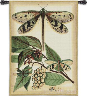 Fine Art Tapestries Lt Whimsical Dragonfly I 