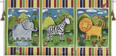 Fine Art Tapestries On Safari Wall Tapestry 