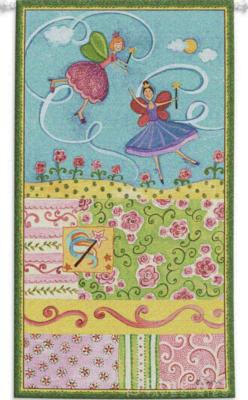 Fine Art Tapestries Patchwork Fairy II Wall Tapestry 