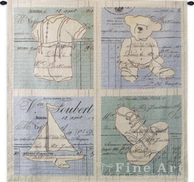 Fine Art Tapestries Vintage Boy Wall Tapestry 