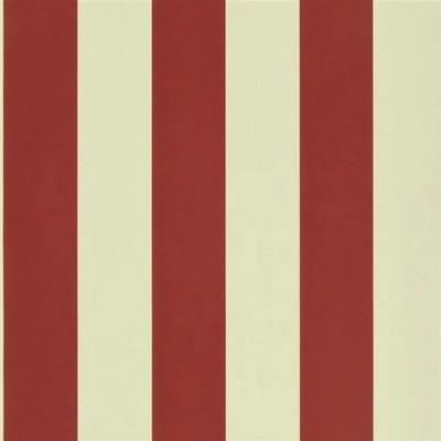 Ralph Lauren Wallpaper Spalding Stripe Red Sand